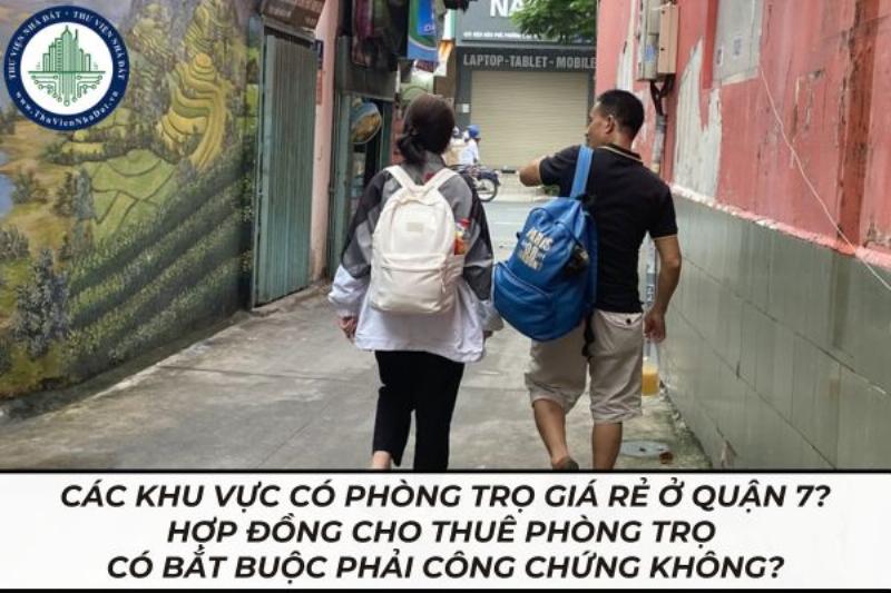 Lưu ý quan trọng khi lựa chọn thuê phòng trọ quận 7