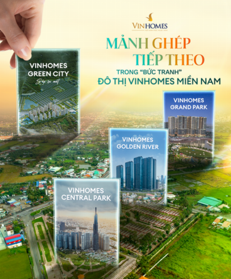 Minh họa bản đồ Sài Gòn trong tương lai, thể hiện các dự án hạ tầng lớn, khu đô thị mới