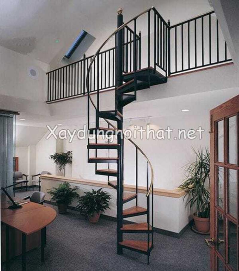 Thiết kế cầu thang lên gác lửng nhà cấp 4 đảm bảo an toàn, tiện lợi và phù hợp với không gian sống 