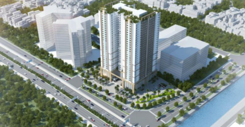 Biểu đồ thể hiện mức giá trung bình các loại căn hộ tại Chung cư Tứ Hiệp Plaza.