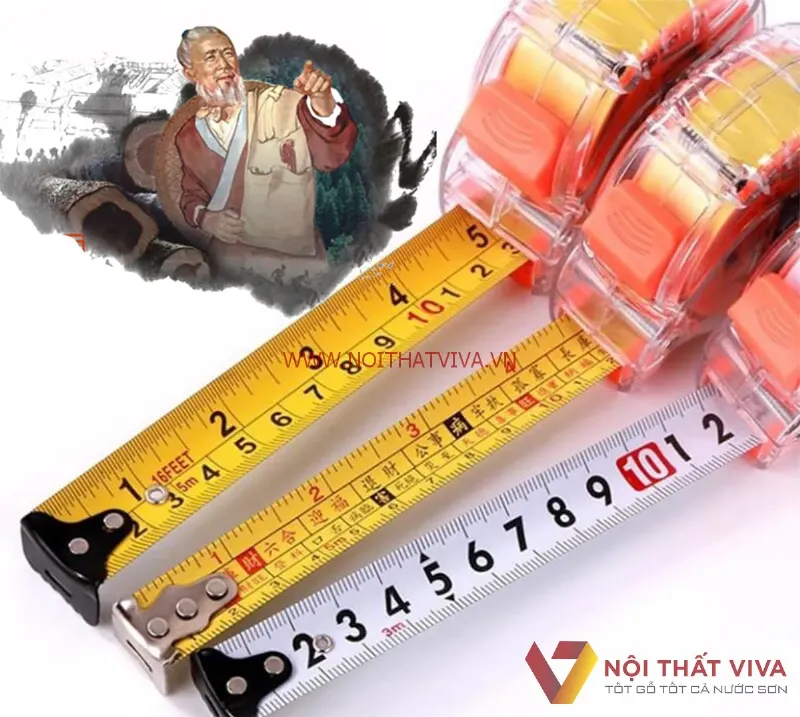 Bảng các kích thước thông thủy cửa phòng ngủ đẹp theo thước Lỗ Ban 52.2cm