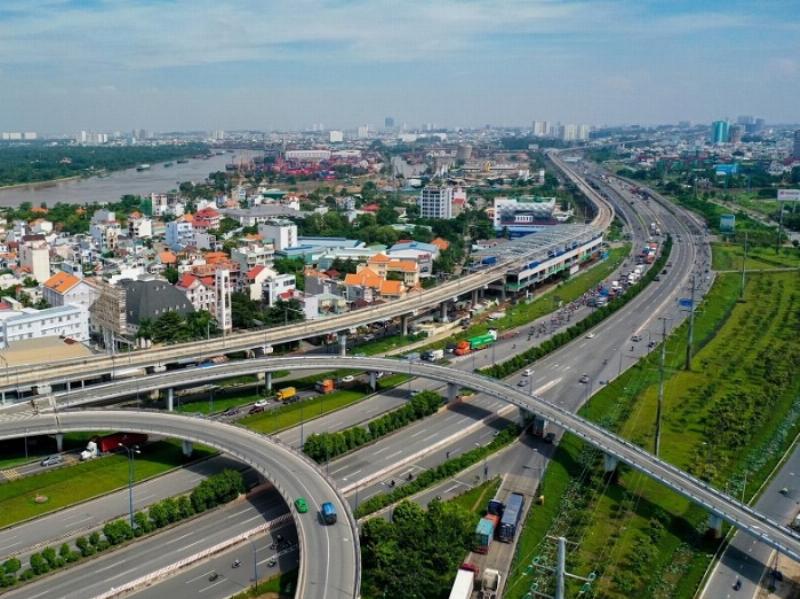 Bản đồ quy hoạch khu vực xung quanh khu công nghiệp Đình Trám, thể hiện các dự án phát triển đô thị và hạ tầng