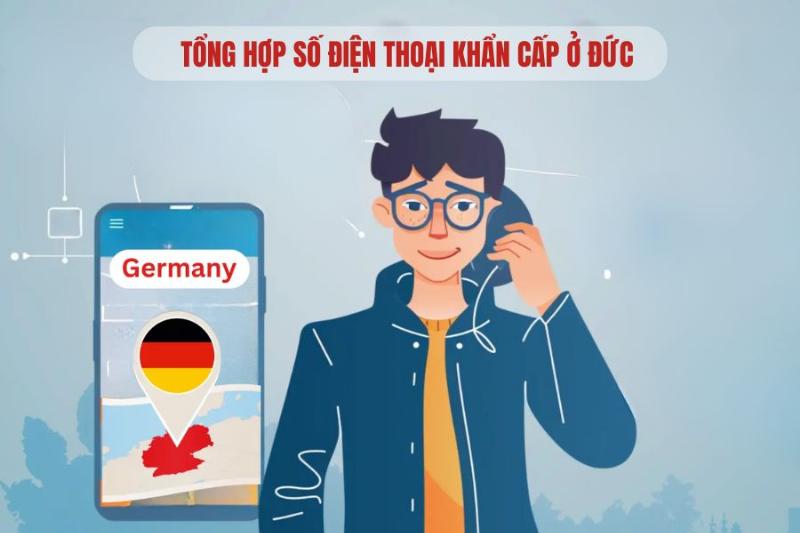 Du khách gọi điện thoại trong tình huống khẩn cấp y tế khi đi du lịch, biểu tượng sự kết nối và tìm kiếm sự trợ giúp