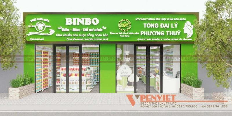 Hình ảnh bản vẽ bố trí mặt bằng cửa hàng với hệ thống kệ siêu thị được sắp xếp khoa học tại Cần Thơ