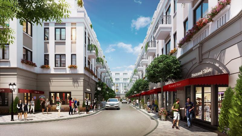 Hình ảnh minh họa các loại hình bất động sản phổ biến quanh Sông Bạch Đằng Bình Dương (căn hộ, shophouse)