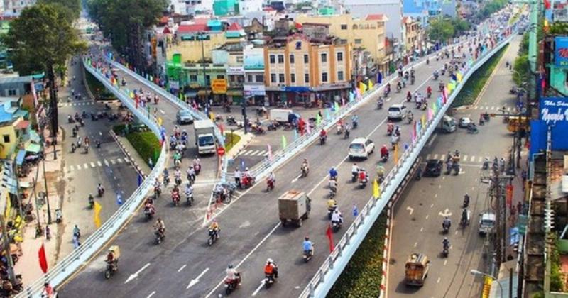 Hình ảnh minh họa các tiện ích đô thị đa dạng quanh khu vực Rạch Bùng Binh như trường học, bệnh viện, trung tâm mua sắm