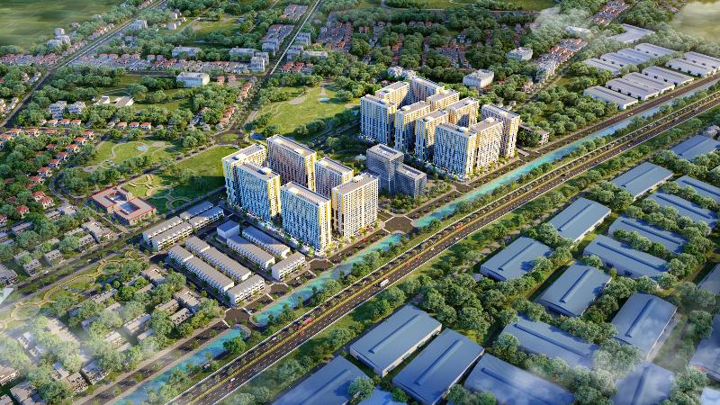 Hình ảnh một buổi sinh hoạt cộng đồng, sự kiện hoặc nhóm cư dân đang tương tác vui vẻ tại khu vực chung của Chung cư Evergreen Bắc Giang (phòng cộng đồng, công viên)