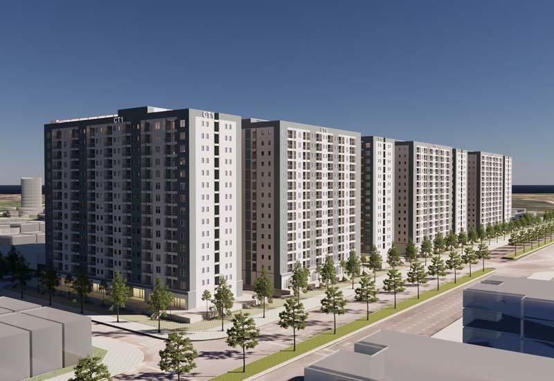 Bản vẽ mặt bằng một căn hộ 2 phòng ngủ điển hình tại Chung cư Evergreen Bắc Giang, thể hiện cách bố trí các phòng chức năng, diện tích từng khu vực và hướng cửa, ban công