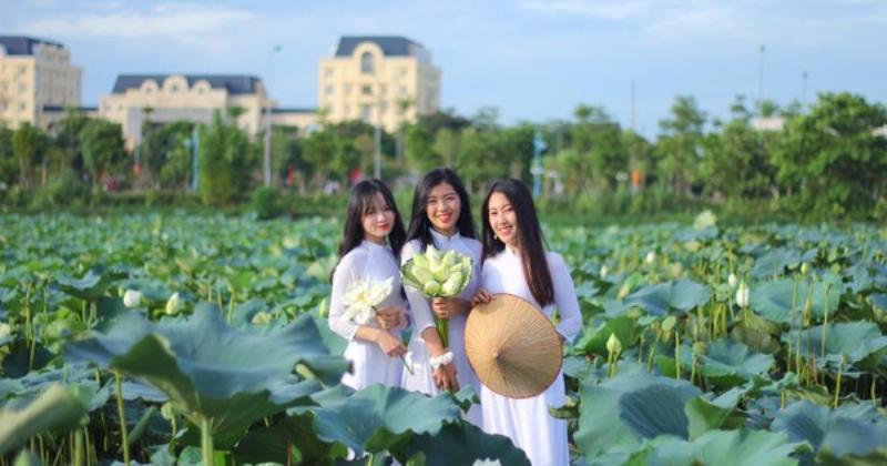 Cảnh nắng nóng mùa hè điển hình ở Thanh Lâm Mê Linh Hà Nội