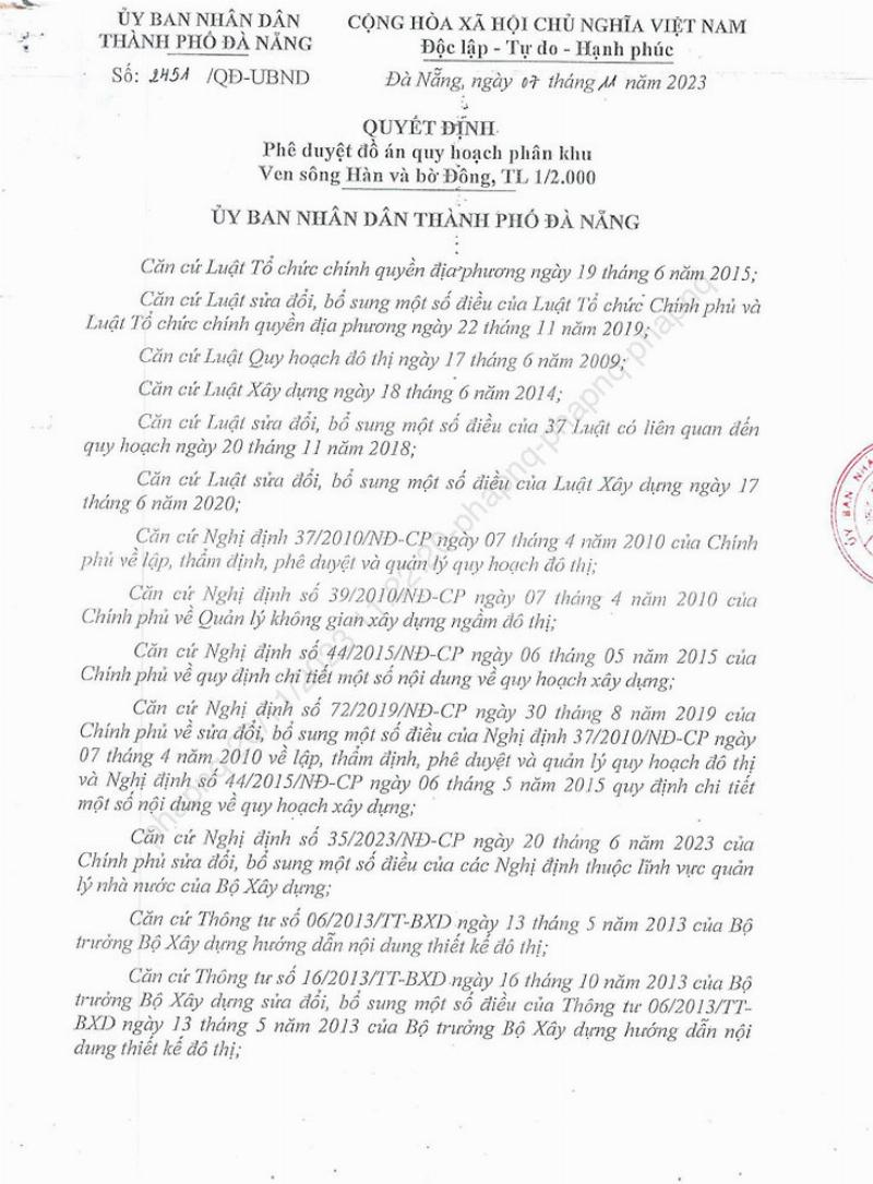 Hình ảnh quy hoạch khu vực Sông Bạch Đằng Bình Dương nhấn mạnh trục cảnh quan ven sông