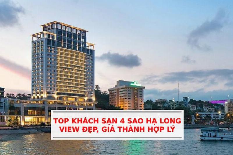 Một căn phòng khách sạn 4 sao Hạ Long sạch sẽ, tiện nghi với view đẹp