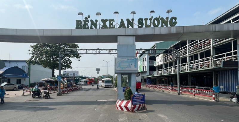 Bảng danh sách các tuyến xe hoặc tên nhà xe hoạt động tại bến xe An Sương