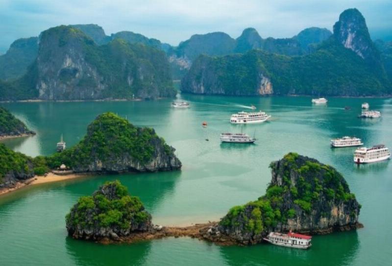Bản đồ khu vực Bãi Cháy Hạ Long với các điểm nổi bật